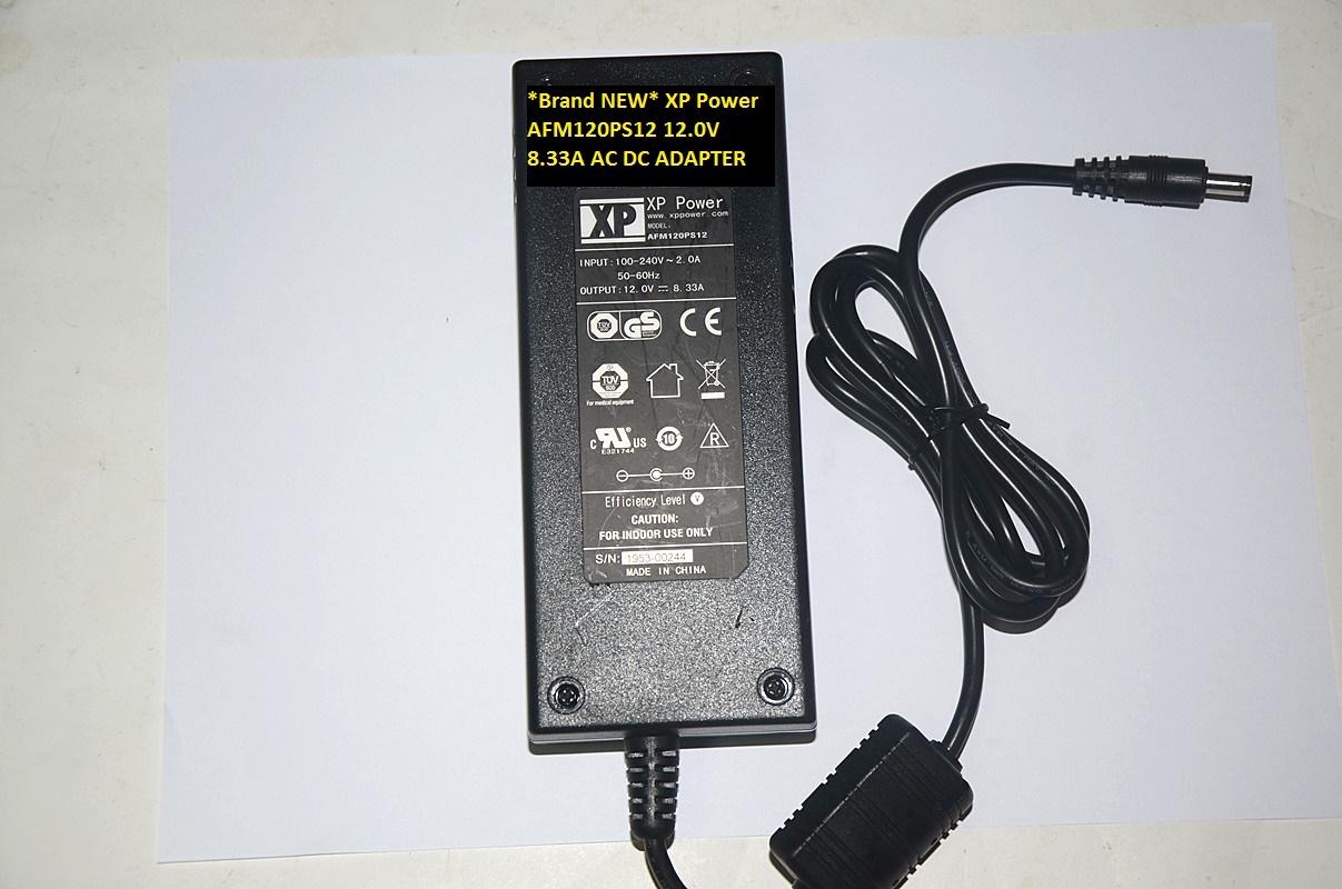 *Brand NEW* XP Power 12.0V AC DC ADAPTER 8.33A AFM120PS12